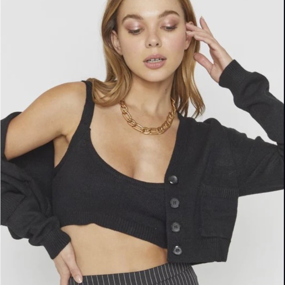 Tank + Cardigan Set